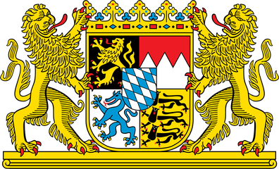 Großes Staatswappen des Freistaats Bayern